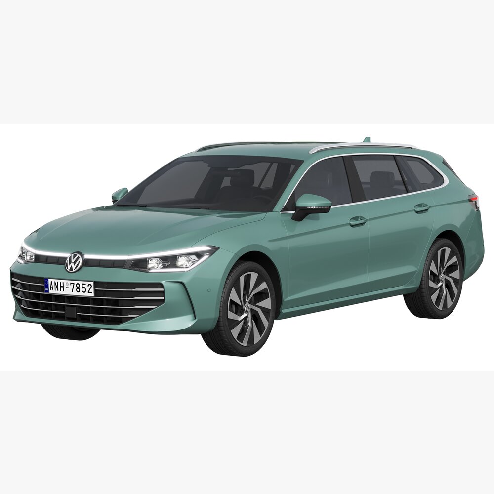 Volkswagen Passat Variant 2024 3D模型