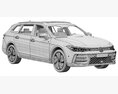 Volkswagen Passat Variant R 2024 3D 모델 