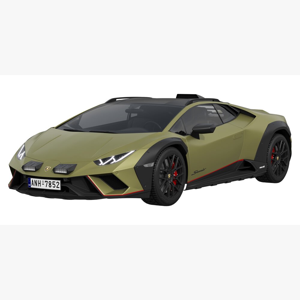 Lamborghini Huracan Sterrato 3D 모델 