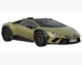 Lamborghini Huracan Sterrato 3D模型 后视图