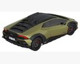 Lamborghini Huracan Sterrato 3D-Modell Draufsicht