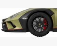 Lamborghini Huracan Sterrato 3D-Modell Vorderansicht