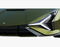 Lamborghini Sian 3D-Modell Seitenansicht