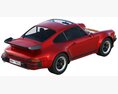 Porsche 911 Turbo 930 3D модель top view