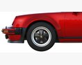 Porsche 911 Turbo 930 3D 모델  front view