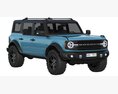 Ford Bronco 2021 3d model back view