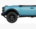 Ford Bronco 2021 3D模型 正面图
