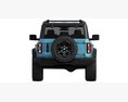 Ford Bronco 2021 3D-Modell dashboard