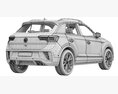Volkswagen T-Roc R 2022 Modello 3D seats
