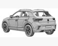 Volkswagen T-Roc R 2022 3D 모델 
