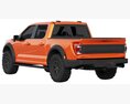 Ford F-150 Raptor 2021 3D-Modell wire render