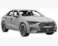 Audi A3 Limousine 2021 3D模型