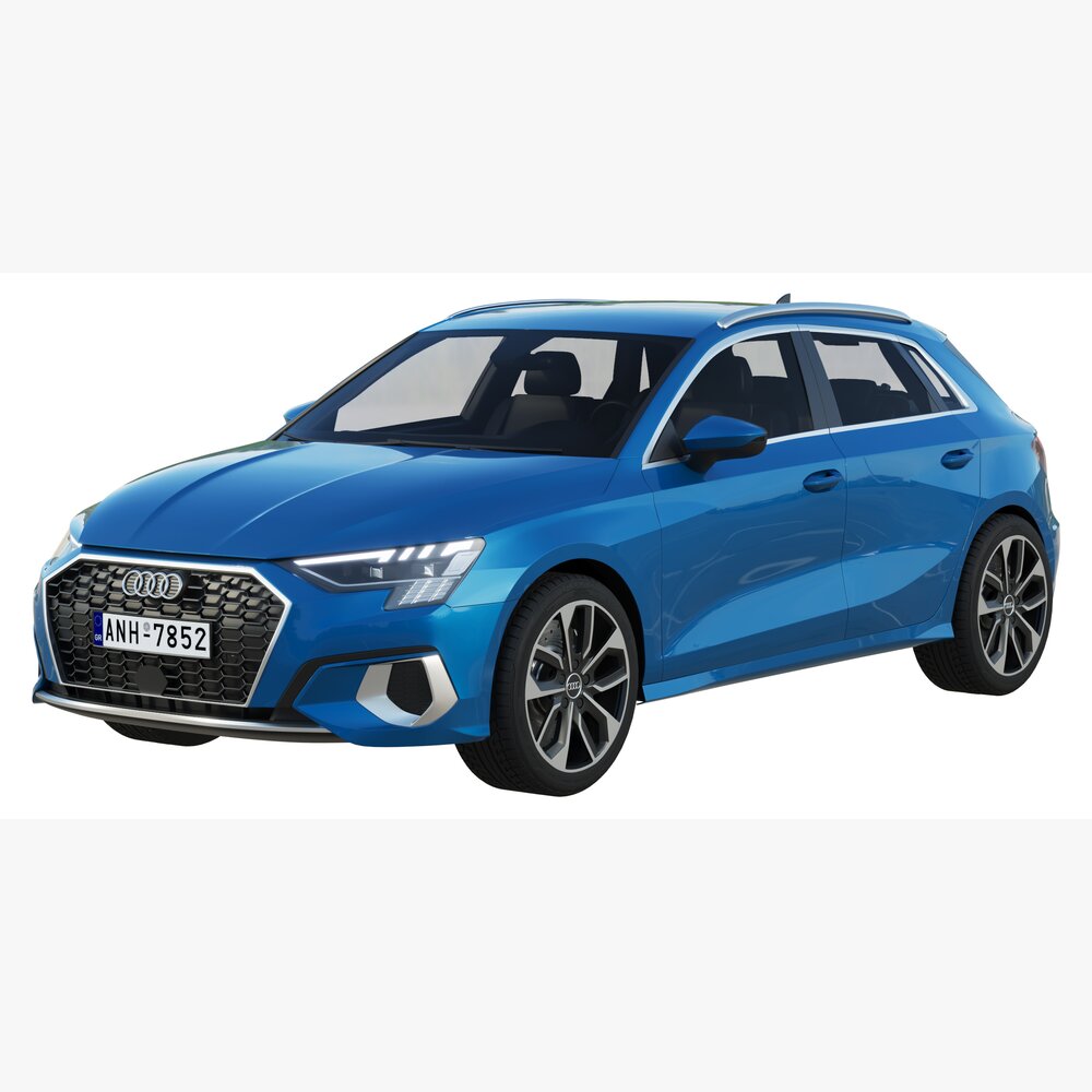 Audi A3 Sportback 2021 3D модель