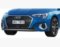 Audi A3 Sportback 2021 3D 모델  clay render