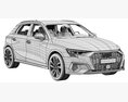Audi A3 Sportback 2021 3D模型
