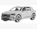 Audi E-tron 2020 3D модель side view