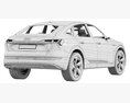 Audi E-tron Sportback 3D модель top view