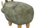 Home Concept Rhinoceros Ottoman Modello 3D