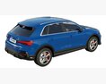 Audi Q3 2020 Modèle 3d vue du dessus