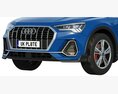 Audi Q3 2020 3D 모델  clay render