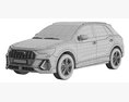 Audi Q3 2020 3D 모델  seats