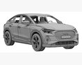 Audi Q4 Sportback E-tron 2021 3D 모델 