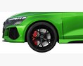 Audi RS3 Limousine 2021 3D-Modell Vorderansicht