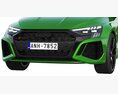 Audi RS3 Limousine 2021 3D-Modell clay render