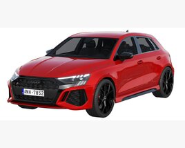 Audi RS3 Sportback 2021 3D модель