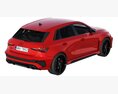 Audi RS3 Sportback 2021 3D模型 顶视图