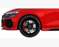 Audi RS3 Sportback 2021 Modelo 3d vista de frente
