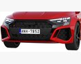 Audi RS3 Sportback 2021 3d model clay render