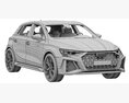 Audi RS3 Sportback 2021 3D 모델 