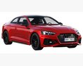 Audi RS5 Coupe 2020 3Dモデル 後ろ姿