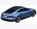 Audi RS E-tron GT 3D-Modell Draufsicht