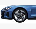 Audi RS E-tron GT Modelo 3D vista frontal