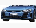 Audi RS E-tron GT 3D 모델  clay render