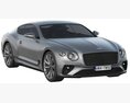 Bentley Continental GT Speed 3D模型 后视图
