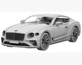 Bentley Continental GT Speed 3d model seats