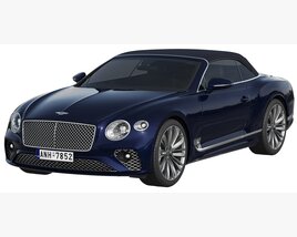 Bentley Continental GT Speed Convertible Modello 3D