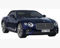 Bentley Continental GT Speed Convertible 3D模型 后视图