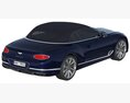 Bentley Continental GT Speed Convertible 3D模型 顶视图