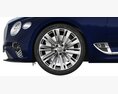 Bentley Continental GT Speed Convertible Modèle 3d vue frontale