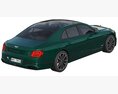 Bentley Flying Spur Hybrid 2022 3d model top view
