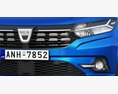 Dacia Sandero 2021 3D-Modell Seitenansicht
