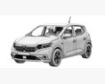 Dacia Sandero 2021 3D модель seats