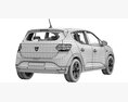 Dacia Sandero 2021 3D 모델 