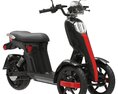 Doohan ITango Electric Scooter 3D 모델  back view