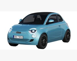 Fiat 500 La Prima 2021 3D模型