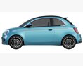 Fiat 500 La Prima 2021 3D 모델 